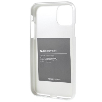 Apple iPhone 11 Pro Max Mercury твердый силиконовый чехол (TPU) - серебристый | Vacins.lv
