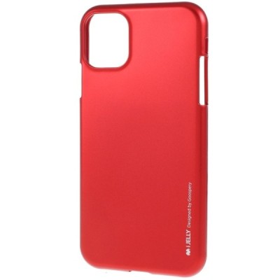 Apple iPhone 11 Pro Max Mercury твердый силиконовый чехол (TPU) - красный | Vacins.lv