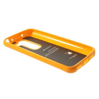 LG G2 mini D620 Mercury dzeltens cieta silikona (TPU) futrālis / Vacins.lv