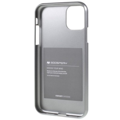Apple iPhone 11 Pro Max Mercury pelēks cieta silikona (TPU) apvalks / Vacins.lv