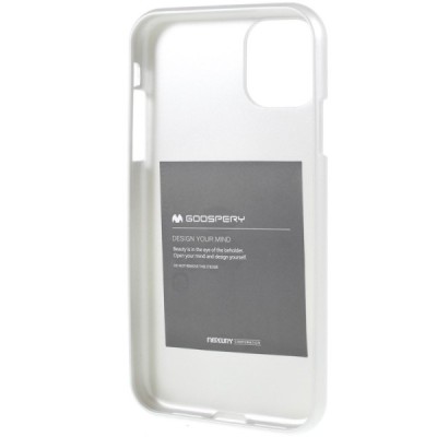 Apple iPhone 11 Mercury sudrabs cieta silikona (TPU) apvalks / vacins.lv