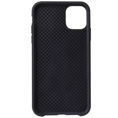 Apple iPhone 11 cieta silikona (TPU) melns apvalks / vacins.lv
