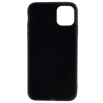 Твердый силиконовый чехол (TPU) для Apple iPhone 11 Pro Max - чёрный | Vacins.lv