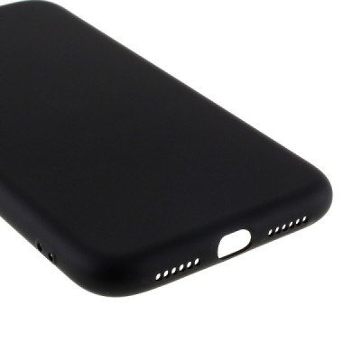 Твердый силиконовый чехол (TPU) для Apple iPhone 11 Pro Max - чёрный | Vacins.lv