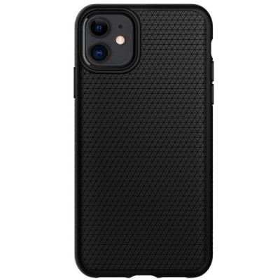 „Spigen“ Liquid Air Apple iPhone 11 чёрный твердый силиконовый чехол | Vacins.lv