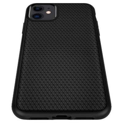 „Spigen“ Liquid Air Apple iPhone 11 чёрный твердый силиконовый чехол | Vacins.lv