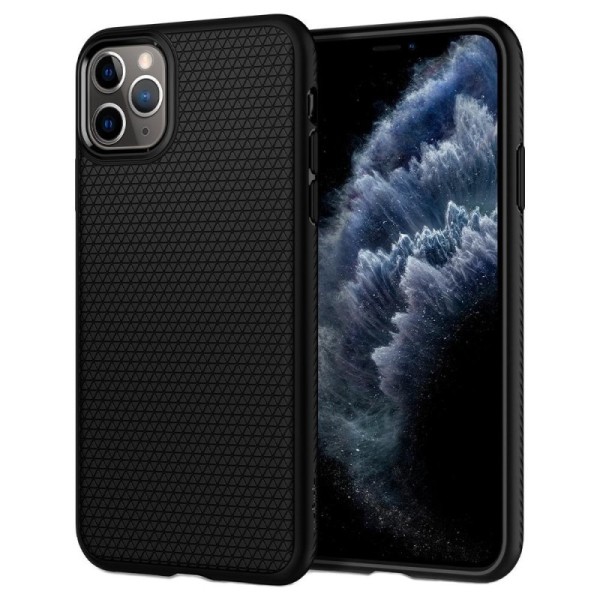 „Spigen“ Liquid Air apvalks - melns (iPhone 11 Pro)