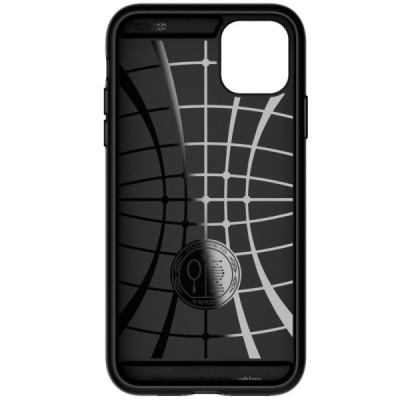 „Spigen“ Slim Armor CS Apple iPhone 11 Pro Max чёрный твердый силиконовый чехол | Vacins.lv