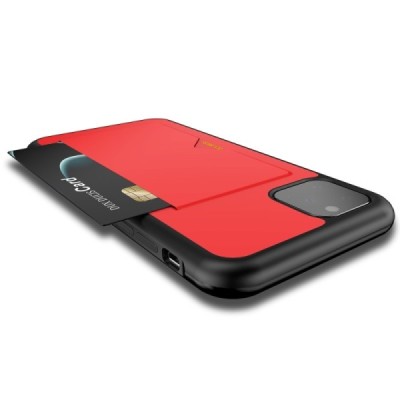Apple iPhone 11 Pro „Dux Ducis“ Pocard sarkans silikons apvalks / vacins.lv