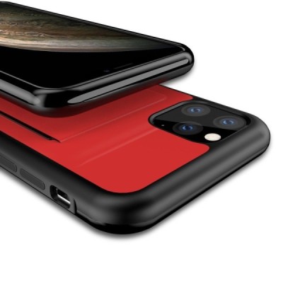 Apple iPhone 11 Pro „Dux Ducis“ Pocard sarkans silikons apvalks / vacins.lv