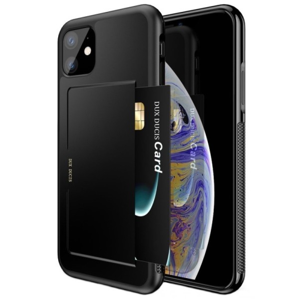 „Dux Ducis“ Pocard apvalks - melns (iPhone 11)