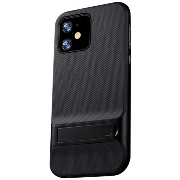 „Kickstand“ apvalks - melns (iPhone 11)