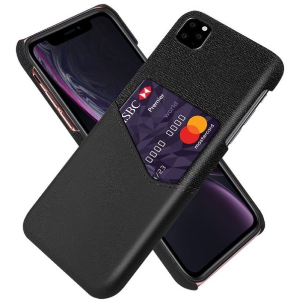 Кожаный чехол „KSQ“ Shell – чёрный (iPhone 11 Pro Max)