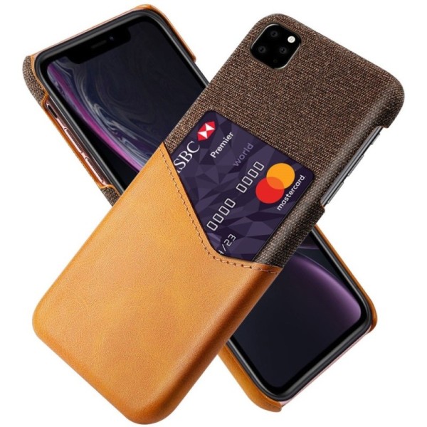Кожаный чехол „KSQ“ Shell – коричневый (iPhone 11 Pro)