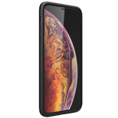 Apple iPhone 11 Pro Max „Carbon“ cieta silikona (TPU) melns apvalks / vacins.lv