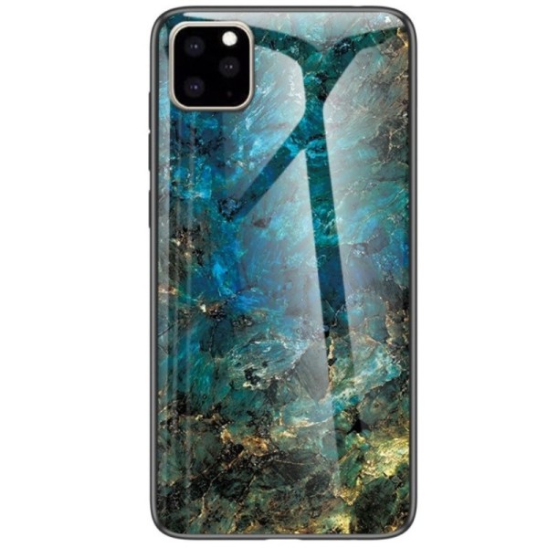„Marble“ твердый силиконовый (TPU) чехол – синий (iPhone 11 Pro Max)