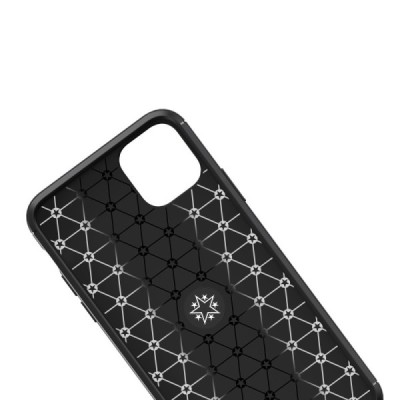 Apple iPhone 11 Pro „FOCUS“ Kickstand твердый силиконовый (TPU) чехол - чёрный | Vacins.lv