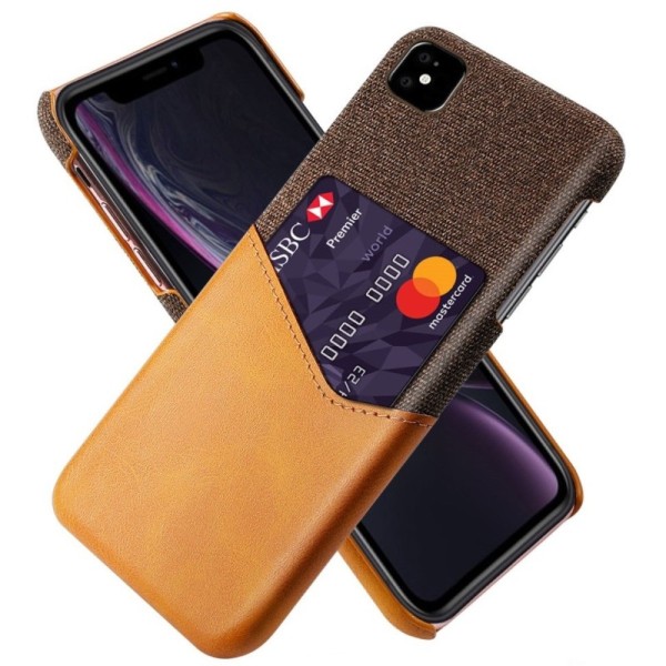 „KSQ“ Shell ādas apvalks - brūns (iPhone 11)