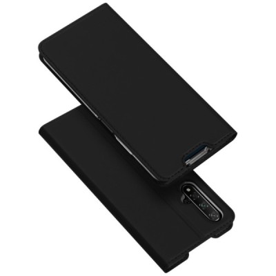 „Dux Ducis“ Skin серии Huawei Honor 20 (Nova 5T) чёрный кожаный чехол-книжка | Vacins.lv