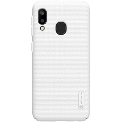 Samsung Galaxy A20e (A202F) Nillkin Frosted Shield белый пластиковый чехол | Vacins.lv