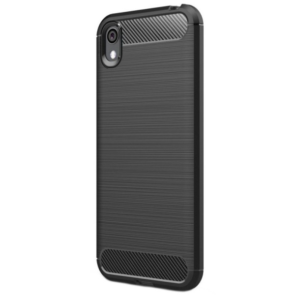 „Carbon“ твердый силиконовый чехол (TPU) - черный (Y5 2019 / Honor 8S)