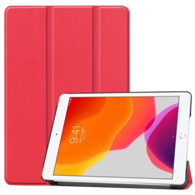 Apple iPad 10,2 (2019) atvēramais sarkans maciņš - vāciņš / Vacins.lv