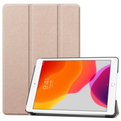Apple iPad 10,2 (2019) atvēramais zelta maciņš - vāciņš / Vacins.lv