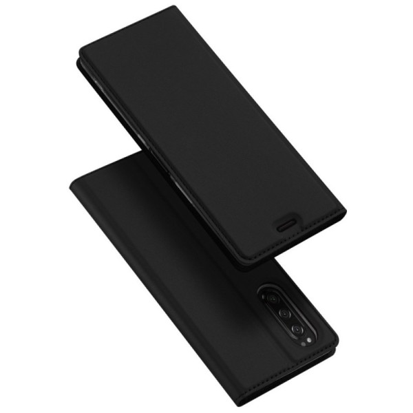 „Dux Ducis“ Skin atvērams maciņš - melns (Xperia 5)