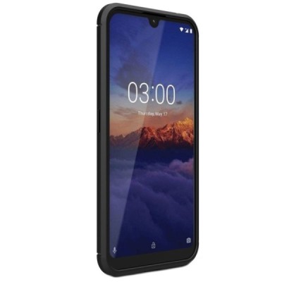 Nokia 2.2 (2019) „Carbon“ твердый силиконовый чехол (TPU) - черный | Vacins.lv