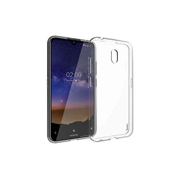 Твердый силиконовый чехол (TPU) – прозрачный (Nokia 2.2)