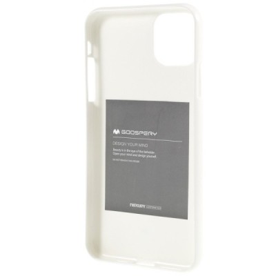 Apple iPhone 11 Mercury твердый силиконовый чехол (TPU) - белый | Vacins.lv