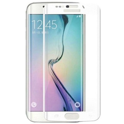 Samsung Galaxy S6 Edge (G925) 3D Tempered Glass dzidrs (caurspīdīgs) ekrāna aizsargstikls / Vacins.lv