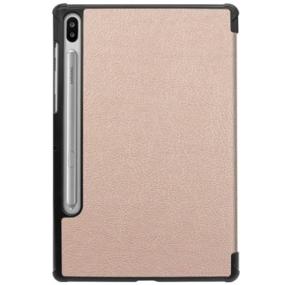 Samsung Galaxy Tab S6 10,5 T865 (T860) atvēramais zelta maciņš / Vacins.lv