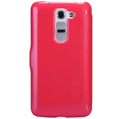 LG G2 mini D620 „Nillkin“ Fresh atvēramais sarkans futrālis / Vacins.lv