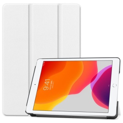 Apple iPad 10,2 (2019) atvēramais balts maciņš - vāciņš / Vacins.lv