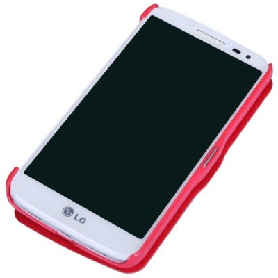 LG G2 mini D620 „Nillkin“ Fresh atvēramais sarkans futrālis / Vacins.lv