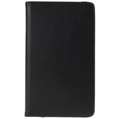 Samsung Galaxy Tab A 8.0 (T290, T295) atvēramais melns ādas maciņš, grozās 360° grādu apjomā / Vacins.lv