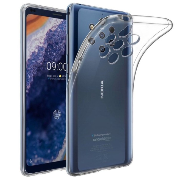 Твердый силиконовый (TPU) чехол – прозрачный (Nokia 9 PureView)