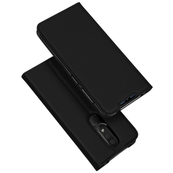„Dux Ducis“ Skin atvērams maciņš - melns (Nokia 4.2)