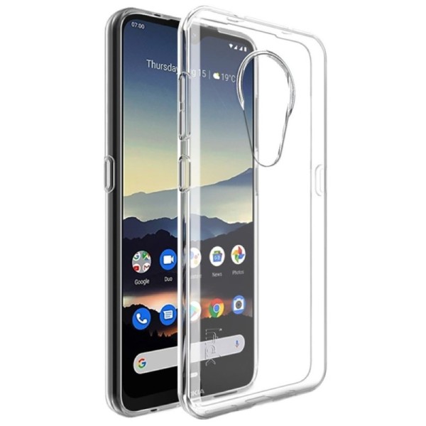 Твердый силиконовый (TPU) чехол – прозрачный (Nokia 7.2 / Nokia 6.2)