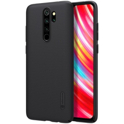 Xiaomi Redmi Note 8 Pro „Nillkin“ Frosted Shield черный пластиковый чехол | Vacins.lv