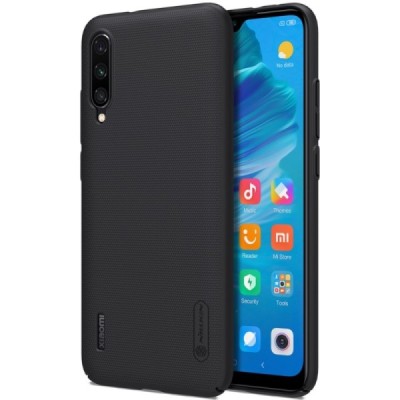Xiaomi Mi A3 „Nillkin“ Frosted Shield черный пластиковый чехол | Vacins.lv