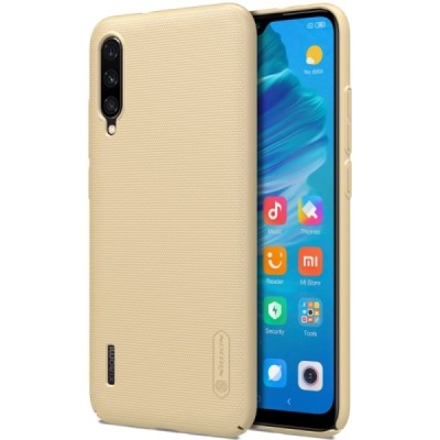 Xiaomi Mi A3 „Nillkin“ Frosted Shield золотой пластиковый чехол | Vacins.lv
