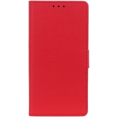 LG K40 открываемый красный кожаный чехол - книжка | Vacins.lv