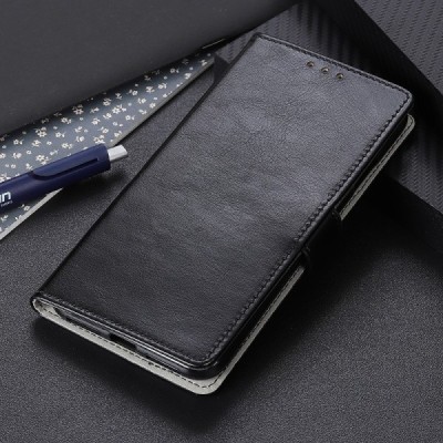 Xiaomi Mi 9 Lite открываемый чёрный кожаный чехол - книжка | Vacins.lv