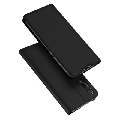Xiaomi Mi 9 Lite Pro „Dux Ducis“ Skin sērijas melns atvērams maciņš, maks | Vacins.lv