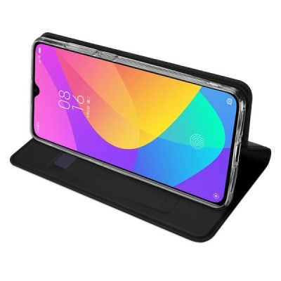 Xiaomi Mi 9 Lite Pro „Dux Ducis“ Skin sērijas melns atvērams maciņš, maks | Vacins.lv