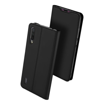 Xiaomi Mi 9 Lite Pro „Dux Ducis“ Skin sērijas melns atvērams maciņš, maks | Vacins.lv