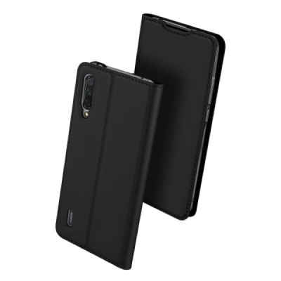 Xiaomi Mi A3 „Dux Ducis“ Skin sērijas melns atvērams maciņš, maks | Vacins.lv