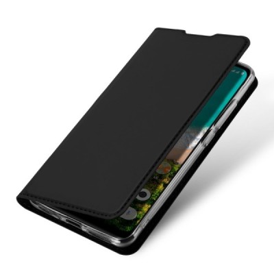 Xiaomi Mi A3 „Dux Ducis“ Skin sērijas melns atvērams maciņš, maks | Vacins.lv